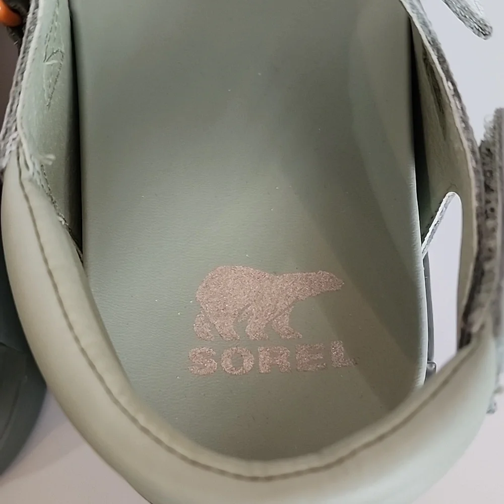 Sorel Safari Stone Green Strappy Sandals - Picture 7 of 11